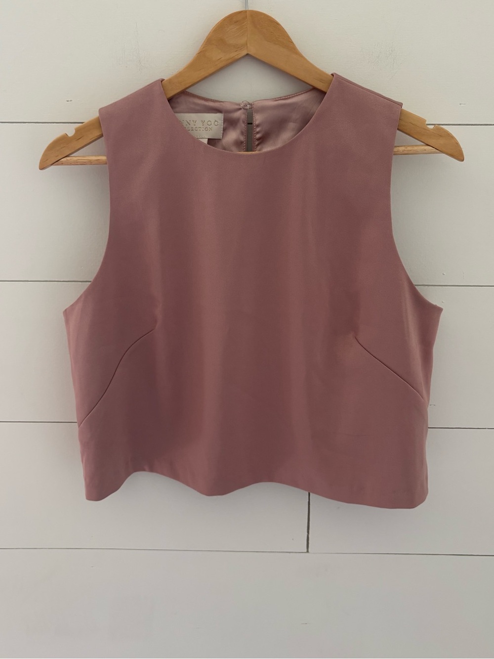 BHLDN x Jenny Yoo Soleil Sleeveless Crop Bridal Top